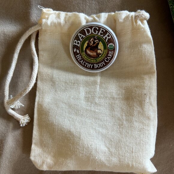 5 Badger Balm Organic Cotton Stuffed Plush Animal Mineral Sunscreen Stick SPF 35 - Picture 9 of 16